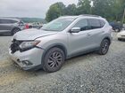 2016 Nissan Rogue Sl Silver vin: 5N1AT2MV6GC861460