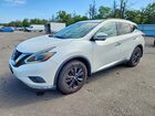 2018 Nissan Murano Sv White vin: 5N1AZ2MH1JN128656