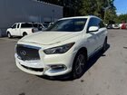2017 Infiniti Qx60 Base White vin: 5N1DL0MM9HC553922
