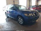 2020 Nissan Pathfinder S 4wd Синий vin: 5N1DR2AM3LC627164