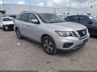 2017 Nissan Pathfinder Sv Silver vin: 5N1DR2MN1HC662216