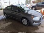 2019 Hyundai Elantra Se Gray vin: 5NPD74LF0KH479711