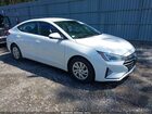 2019 Hyundai Elantra Se White vin: 5NPD74LF1KH443588