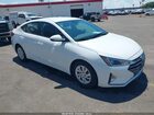 2019 Hyundai Elantra Se White vin: 5NPD74LF2KH481427