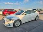 2018 Hyundai Elantra Se White vin: 5NPD74LF4JH216992