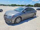 2019 Hyundai Elantra Se Gray vin: 5NPD74LF7KH423670
