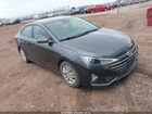 2020 Hyundai Elantra Se Gray vin: 5NPD74LFXLH603498