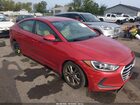2018 Hyundai Elantra Sel Красный vin: 5NPD84LF4JH250511