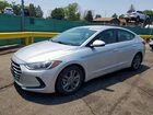 2018 Hyundai Elantra Sel Silver vin: 5NPD84LF6JH325113