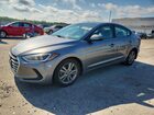2018 Hyundai Elantra Sel Gray vin: 5NPD84LF8JH250043