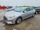 2020 Hyundai Elantra Sel Silver vin: 5NPD84LFXLH576297