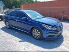 2017 Hyundai Sonata Limited Dark Blue vin: 5NPE34AF0HH571963