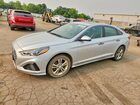 2018 Hyundai Sonata Sport+ Silver vin: 5NPE34AF4JH716900