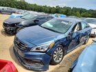 2017 Hyundai Sonata Limited Blue vin: 5NPE34AF6HH479577