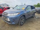 2019 Toyota Highlander Le Blue vin: 5TDBZRFH8KS984093