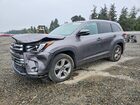 2018 Toyota Highlander Limited Gray vin: 5TDDZRFH0JS497297