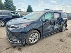 2022 Toyota Sienna Platinum 7-passenger Black vin: 5TDESKFC2NS067507