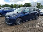 2021 Toyota Sienna Xle Синий vin: 5TDJRKEC6MS035752