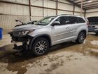 2017 Toyota Highlander Se Silver vin: 5TDJZRFH3HS419724