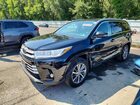 2018 Toyota Highlander Xle Black vin: 5TDJZRFH4JS561604