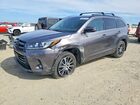 2018 Toyota Highlander Se Gray vin: 5TDJZRFH7JS535563