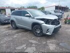 2017 Toyota Highlander Se Silver vin: 5TDJZRFHXHS371395
