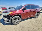 2016 Toyota Highlander Xle Бордовый vin: 5TDKKRFH2GS170100