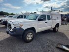2016 Toyota Tacoma Sr White vin: 5TFRX5GN3GX062544