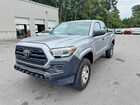 2019 Toyota Tacoma Sr Silver vin: 5TFRX5GNXKX149592