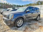 2021 Kia Telluride Lx Gray vin: 5XYP2DHC9MG097245