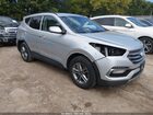 2017 Hyundai Santa Fe Sport 2.4l Silver vin: 5XYZUDLB8HG385443