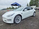 2021 Tesla Model 3 White vin: 5YJ3E1EA2MF100971