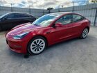2022 Tesla Model 3 Red vin: 5YJ3E1EA2NF304414
