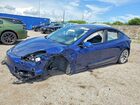 2022 Tesla Model 3 Blue vin: 5YJ3E1EA2NF372292
