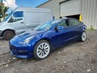 2022 Tesla Model 3 Blue vin: 5YJ3E1EA7NF286475