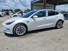 2022 Tesla Model 3 White vin: 5YJ3E1EA7NF355553