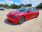 2022 Tesla Model 3 Red vin: 5YJ3E1EA9NF187639