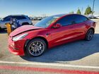 2021 Tesla Model 3 Red vin: 5YJ3E1EB1MF998584