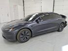 2025 Tesla Model 3 Серый vin: 5YJ3E1EB3SF884650