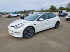 2022 Tesla Model 3 White vin: 5YJ3E1EB8NF250013