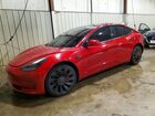 2022 Tesla Model 3 Red vin: 5YJ3E1EC1NF254218