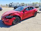 2022 Tesla Model S Red vin: 5YJSA1E56NF473877