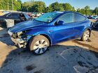 2021 Tesla Model Y Blue vin: 5YJYGDEE7MF286947