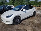 2021 Tesla Model Y Белый vin: 5YJYGDEF4MF261139