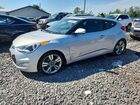 2017 Hyundai Veloster Value Edition Серебряный vin: KMHTC6ADXHU316658