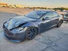2022 Tesla Model S Gray vin: 5YJSA1E58NF478188