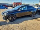 2022 Tesla Model Y Black vin: 7SAYGDEF4NF490568