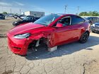 2022 Tesla Model Y Red vin: 7SAYGDEE8NF325940