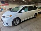 2018 Toyota Sienna Le White vin: 5TDKZ3DC7JS919576