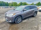 2017 Toyota Highlander Hybrid Xle Gray vin: 5TDJGRFH5HS026619